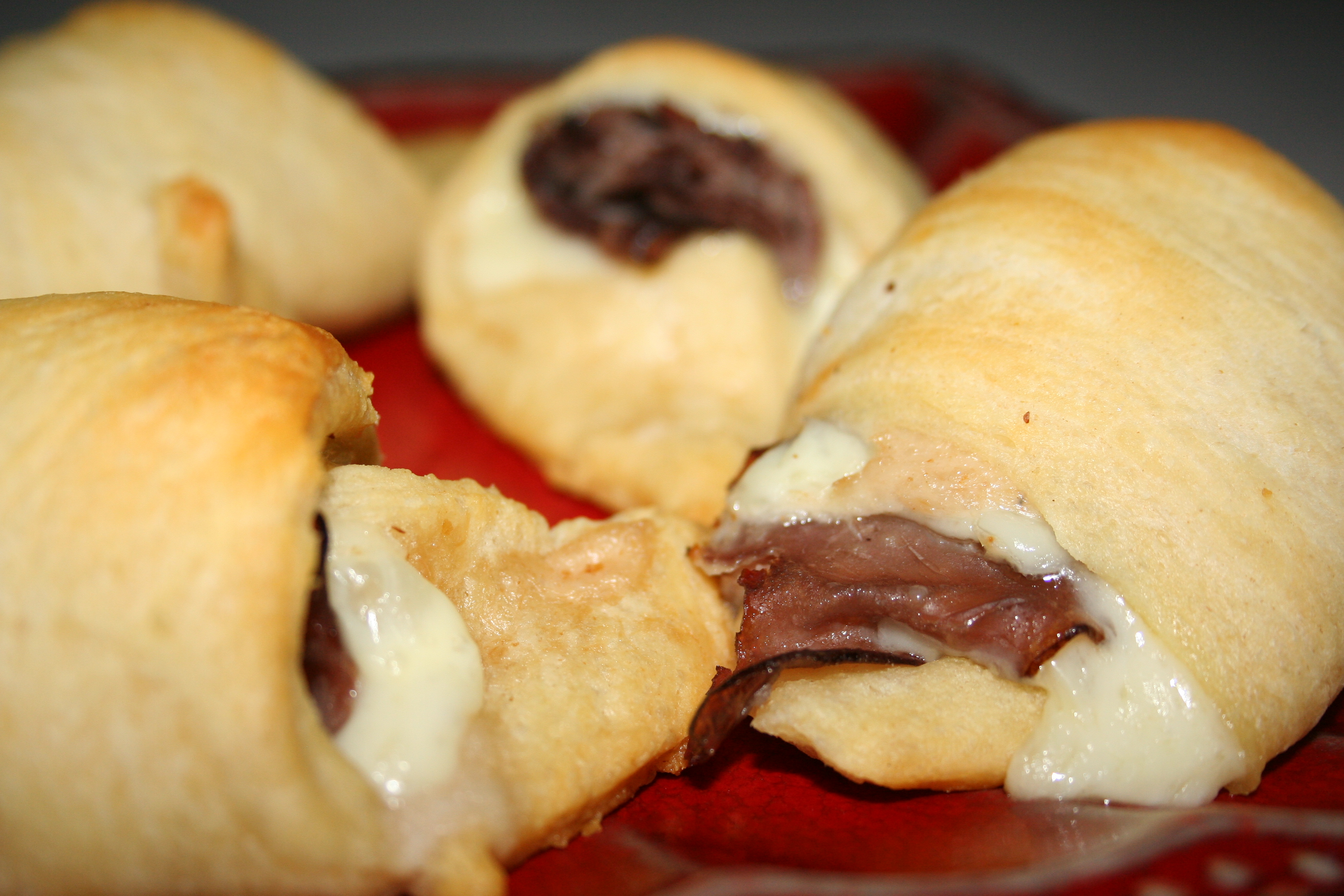 Tempting Thyme Roast Beef Crescent Rolls