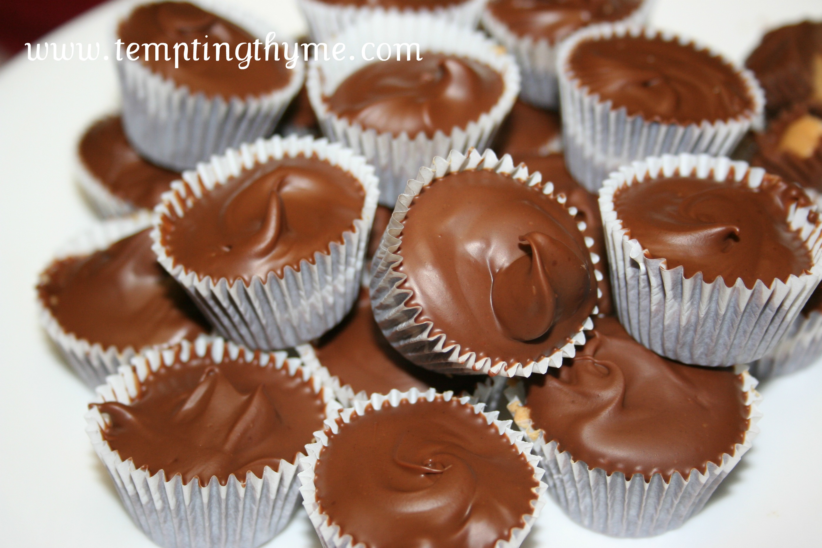 Homemade Peanut Butter Cups Tempting Thyme