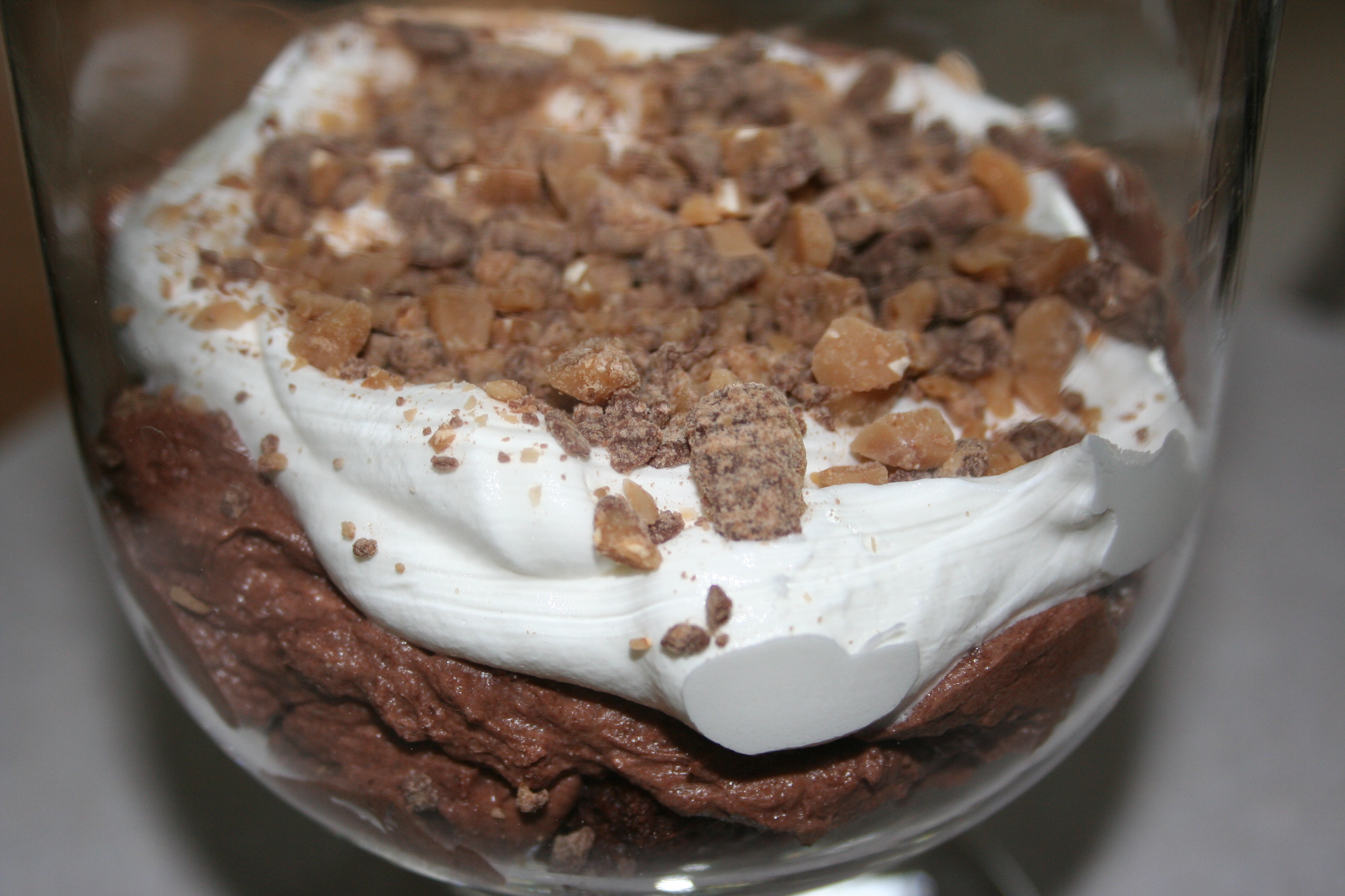 Brownie Toffee Trifle