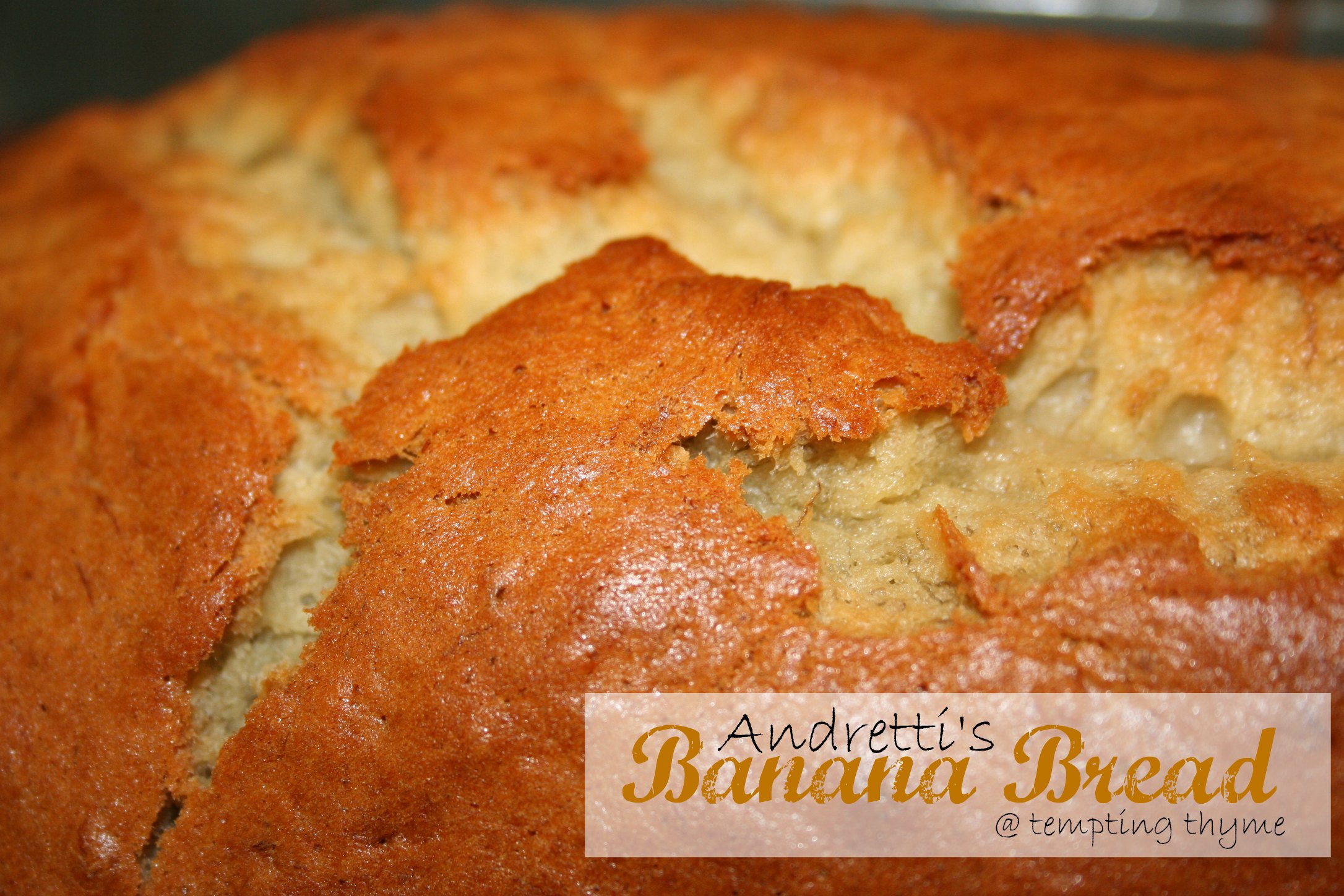 Tempting Thyme Banana Bread