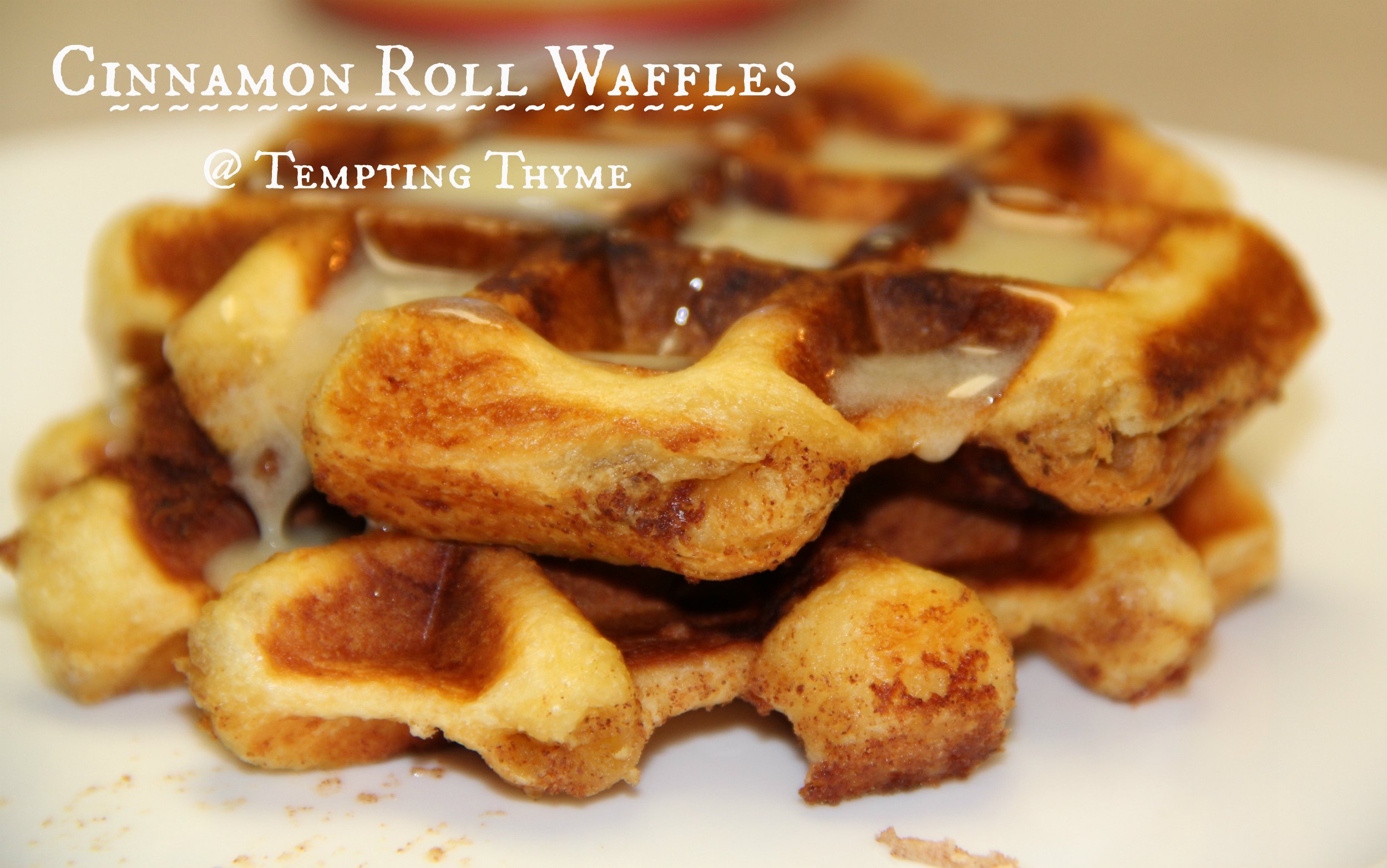 Cinnamon Rolls, Waffles