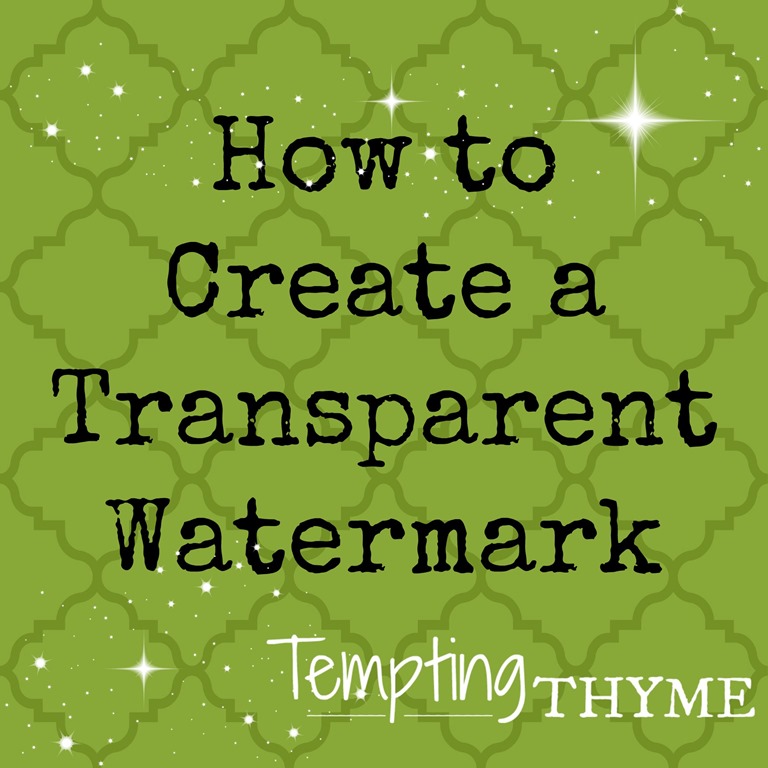 how to create a transparent watermark to protect your photos online
