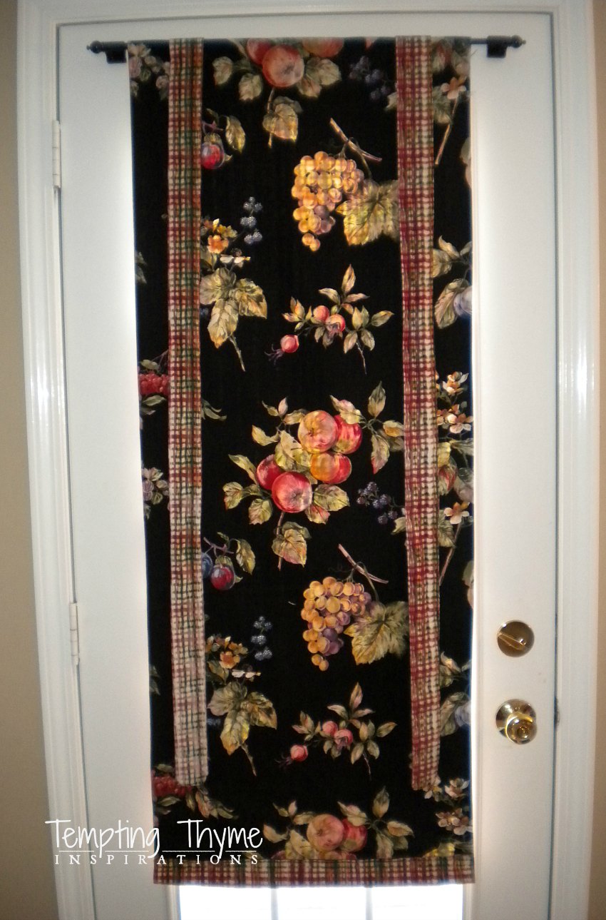 door curtain panel