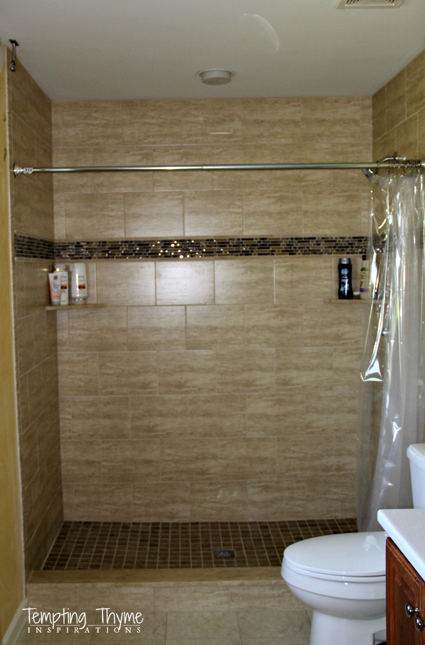 Remodeling a shower with tile