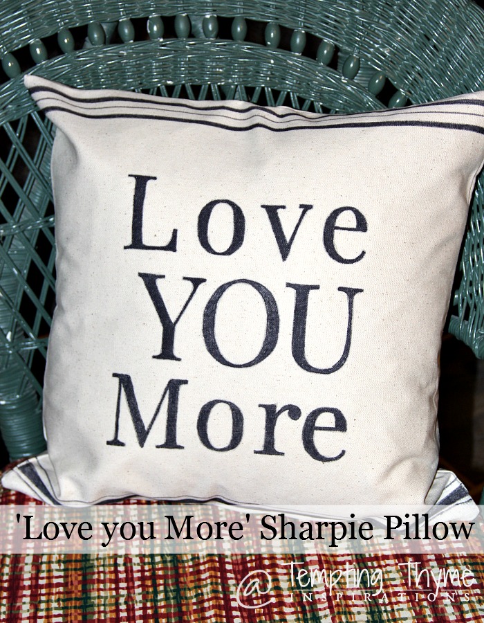 DIY Sharpie Pillow