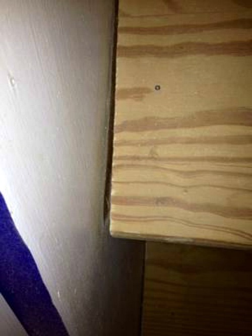 using wood filler on stair treads