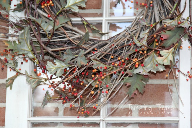 DIY Fall Wreaths-Grapevine Wreath