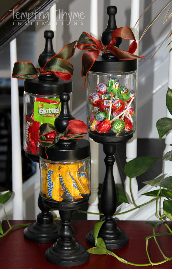 DIY Apothecary Jars-Fall Decorating