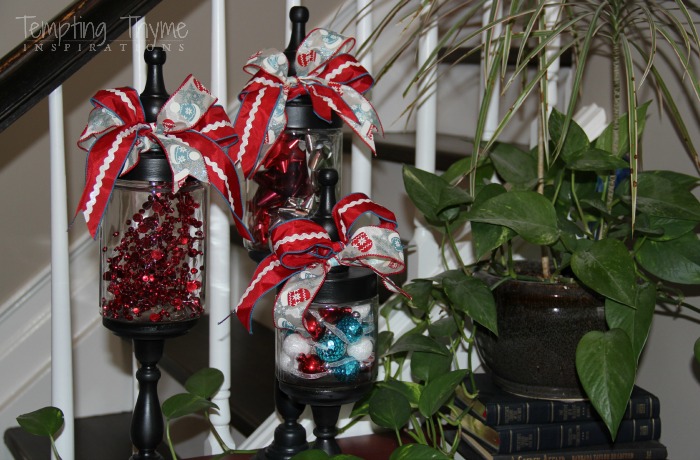 Christmas Display-Apothecary Jars