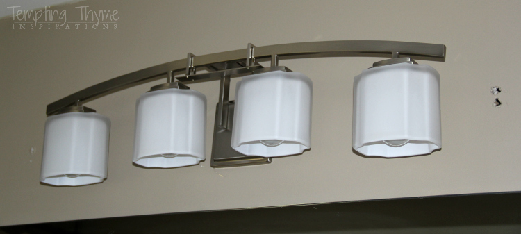 How to swap out bathroom lighting