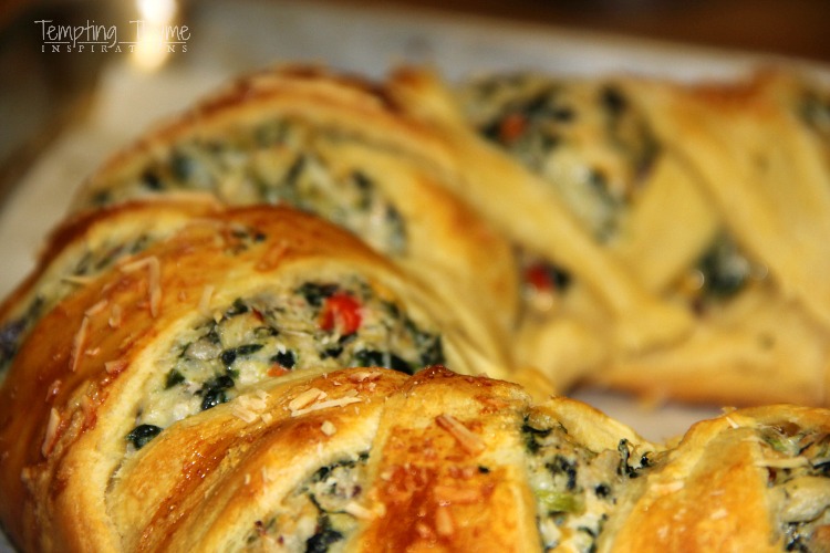 Spinach and Artichoke Crescent Ring-Appetizers