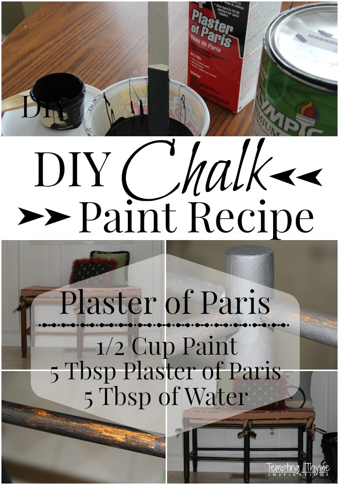 Plaster of Paris Chalk Paint Recipe