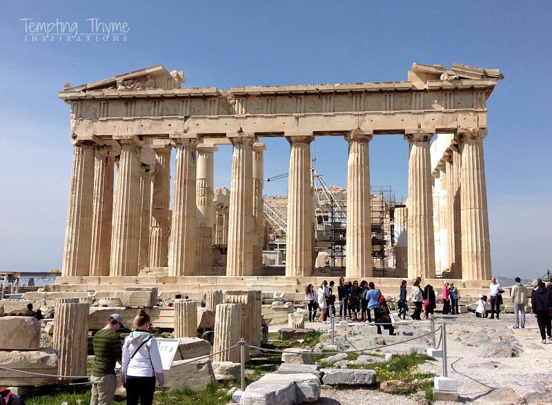 Visiting the Acropolis in Athens Greece