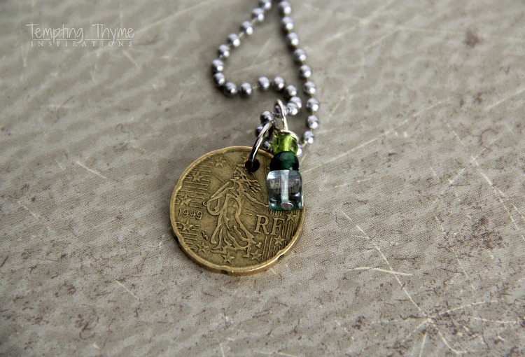 Using coins to make jewelry