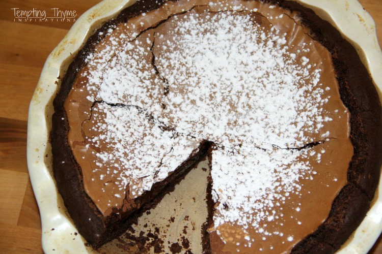 The most unbelievable chocolate pie you will ever taste. Part cake....part pie! Perfect combination!