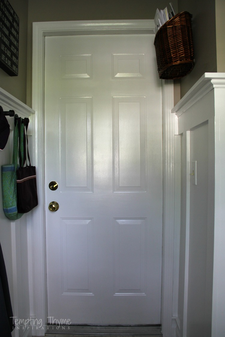 Dressing up an interior door with a diy kickplate