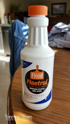 Floetrol is the greatest product to add to your painting projects. A little of this and you will not see any brush marks!