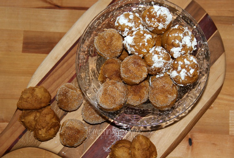 Two Ingredient Pumpkin Muffin Bites