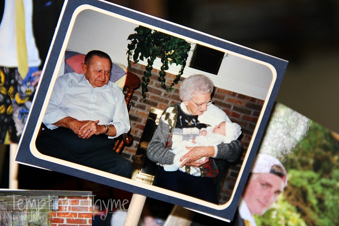 Using photos to create a fun centerpiece for any party or occasion.