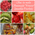 Homemade {Freezer} Smoothie Packets