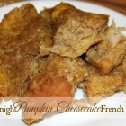 Overnight Pumpkin Cheesecake French Toast and a Dessert Mash-ups Cookbook GIVEAWAY