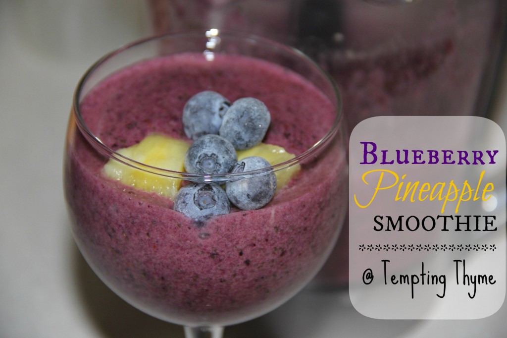 Blueberry Pineapple Smoothie {Healthy Inspiration Tuesday #6 ...