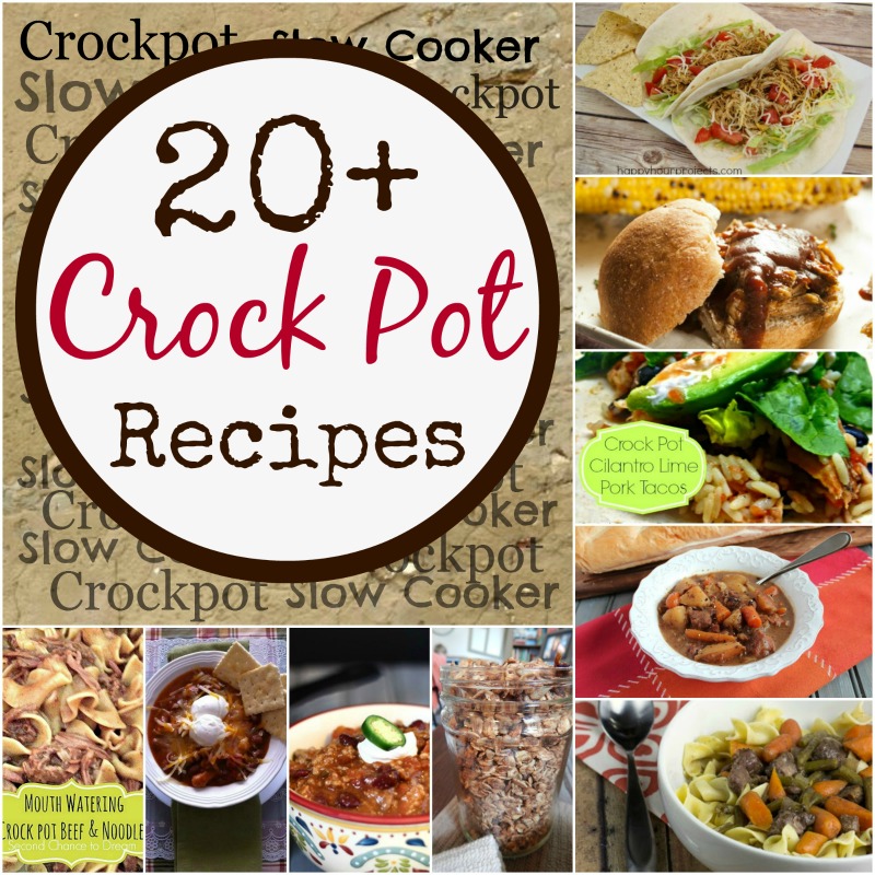 20 + Crock Pot Recipes | tempting thyme