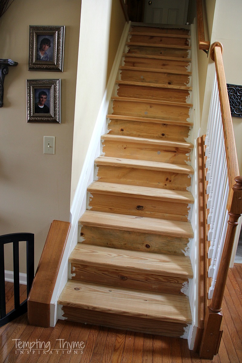 Stair Project Begins: Removing the Carpet and Prepping the ...