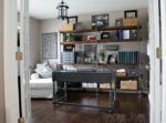 Love the industrial look? Me too! These bookcases are super easy to make and not only are functional but give your room that WOW factor!